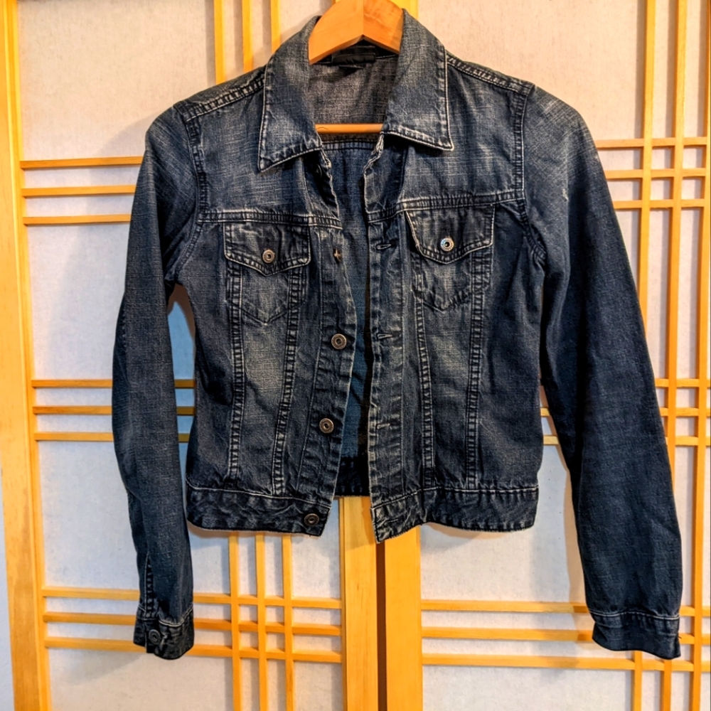 Diesel Slimmy Dark Blue Jean Jacket - Size S
